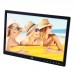 15.0 inch LED Display Digital Photo Frame with Holder / Remote Control, Allwinner, Support USB / SD Card Input / OTG (Black)