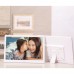 14-inch Digital Photo Frame Electronic Photo Frame Ultra-narrow Side Support 1080P Wall-mounted Advertising Machine (White)