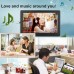 HSD1303 13.3 inch LED 1280800 High Resolution Display Digital Photo Frame with Holder and Remote Control, Support SD / MMC / MS Card / USB Port