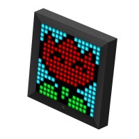 Divoom Pixoo bluetooth Digital Photo Frame Alarm Clock with Pixel Art Programmable LED Display