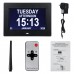 7inch LED Digital Photo Frame Large Font Clock Automatically Adjusts Brightness